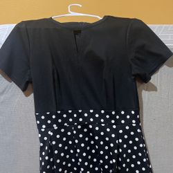 Large Polkadot Vintage Dress