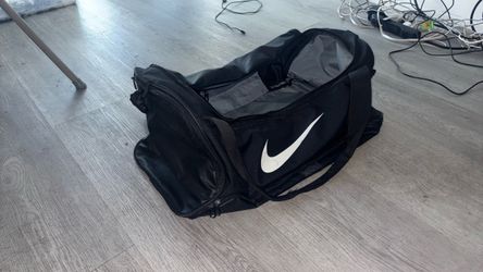 Black Nike duffle bag