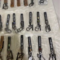 Car leather keychains 