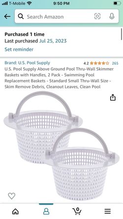 Spa/pool Basket New