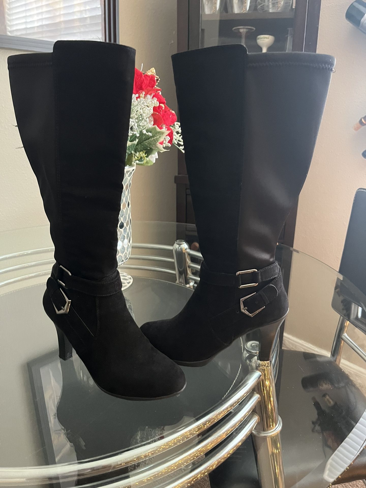New Kelly & Katie Womens Black Fashion Boots