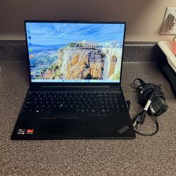 Lenovo Thinkpad E16 G1 16-inch Ryzen 5 16GB RAM 512Gb NVME SSD Win 11 Pro, Adobe & Office
