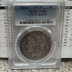 1888-O $1 Morgan PCGS VG08 VAM 21 Oval O 🔥🥵🔥 OPEN TO TRADES 🚑
