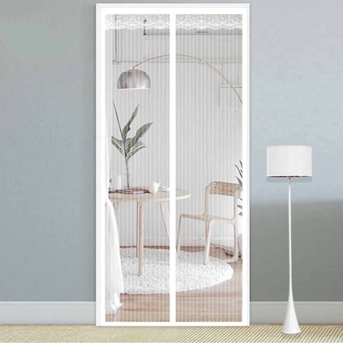 Magnetic Screen Door Heavy Duty Hands-Free Mosquito Mesh Anti Bugs Fly Curtain size: 35X82 inch