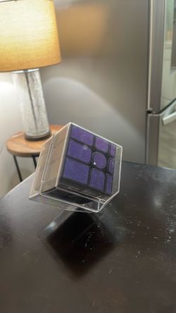 Purple mirror cube