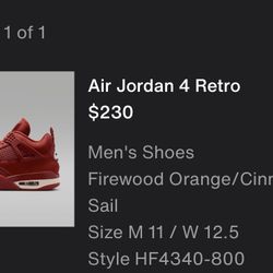 Brick By Brick Jordan 4’s