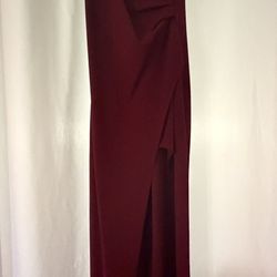 Windsor Wine/Burgundy Long Dress 