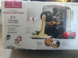Emeril Lagasse Pasta & Beyond 2-in-1 Pasta Maker & Slow Juicer – New in Box
