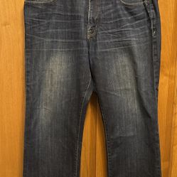 Lucky Brand Men’s Jeans  38X26 (Tag 38X30)  Shortened