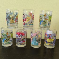 DISNEY 100 YEARS ANNIVERSARY TUMBLERS  SET OF 8