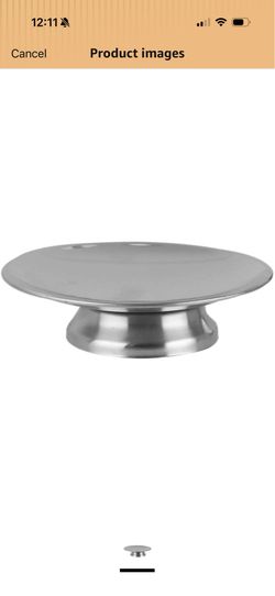 Round silver /cake stand