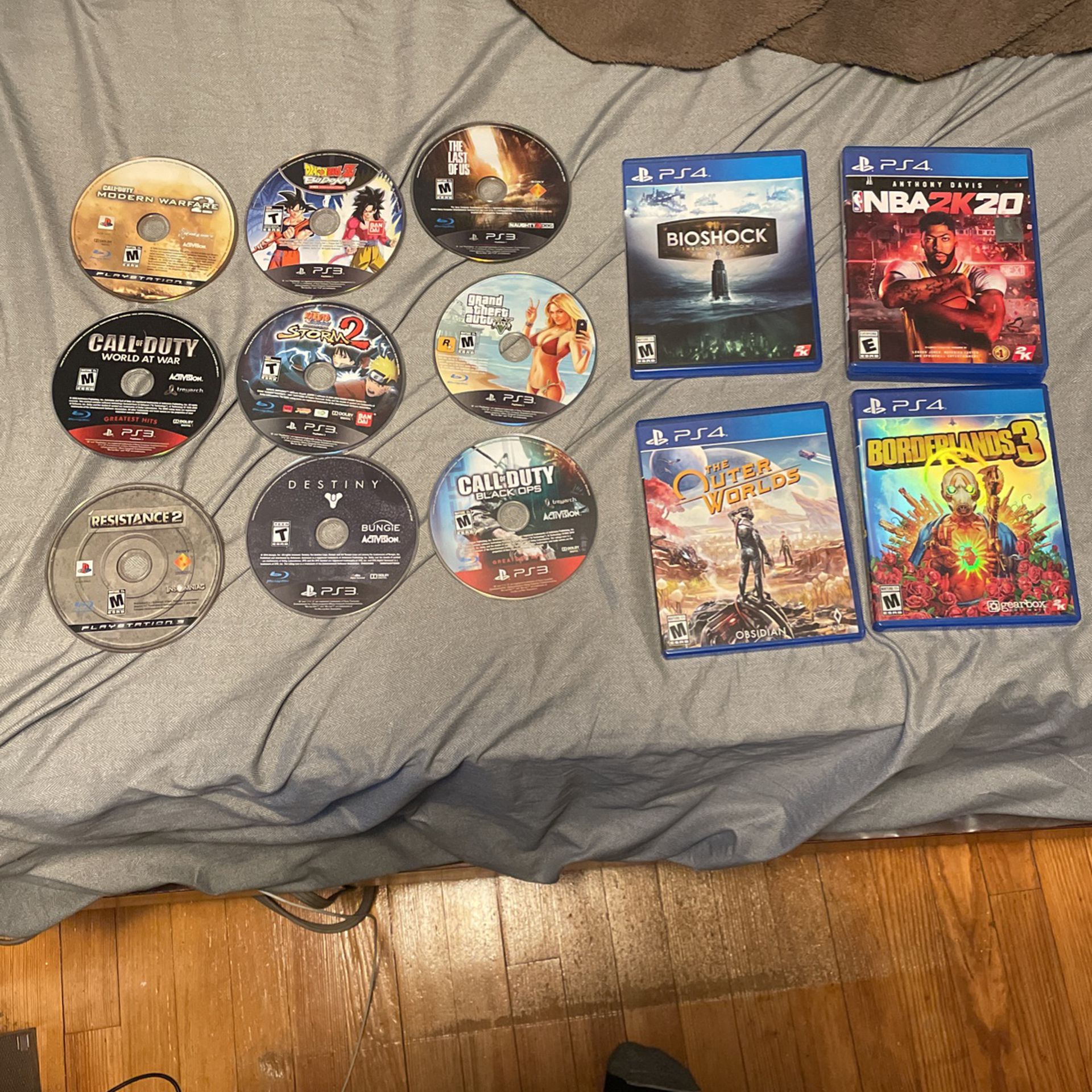 PS4 & Disc Only PS3 Game Lot