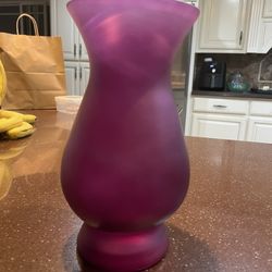 Frosted Glass Vases 
