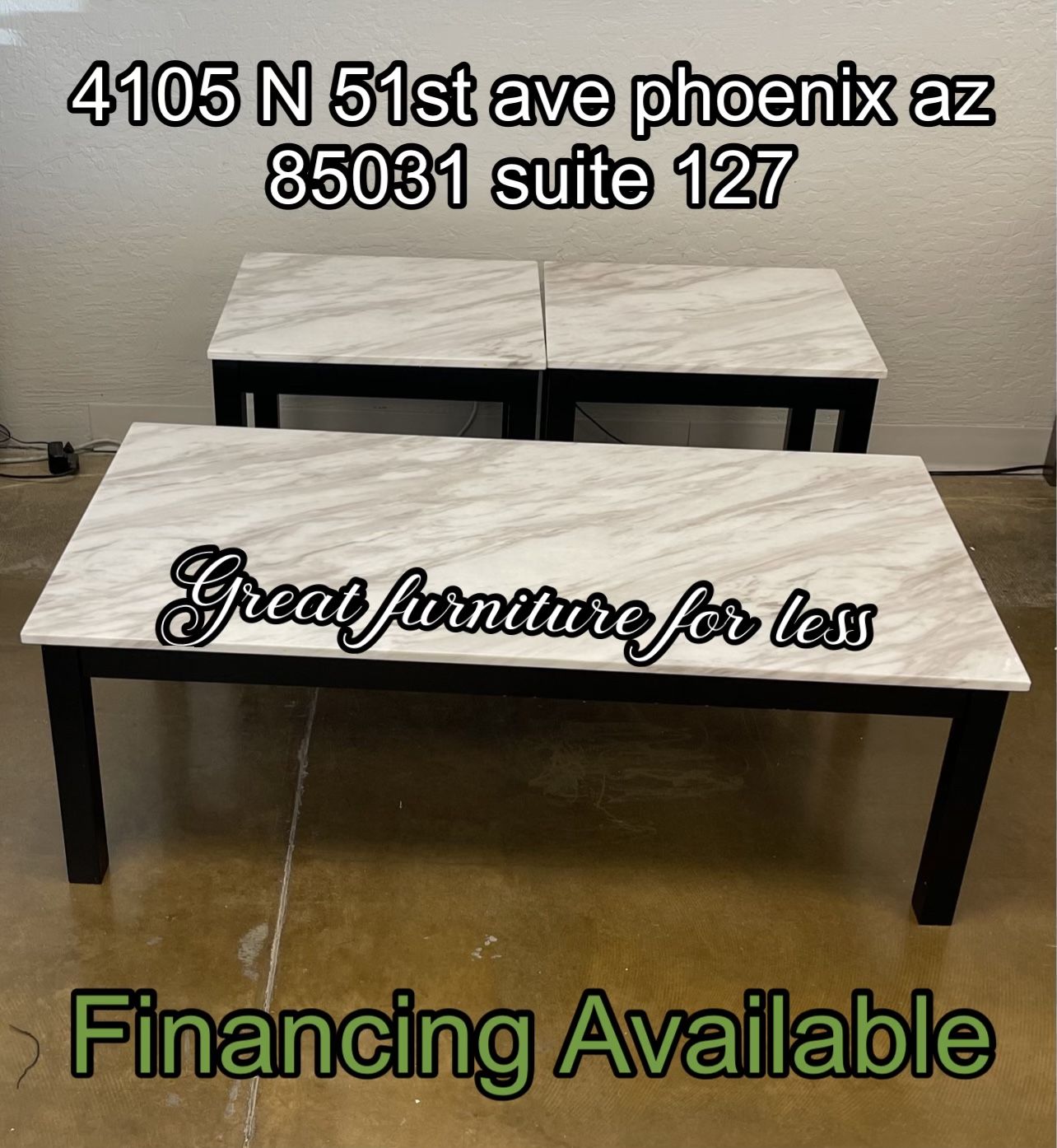 3pcs Coffee Table Set Brand New