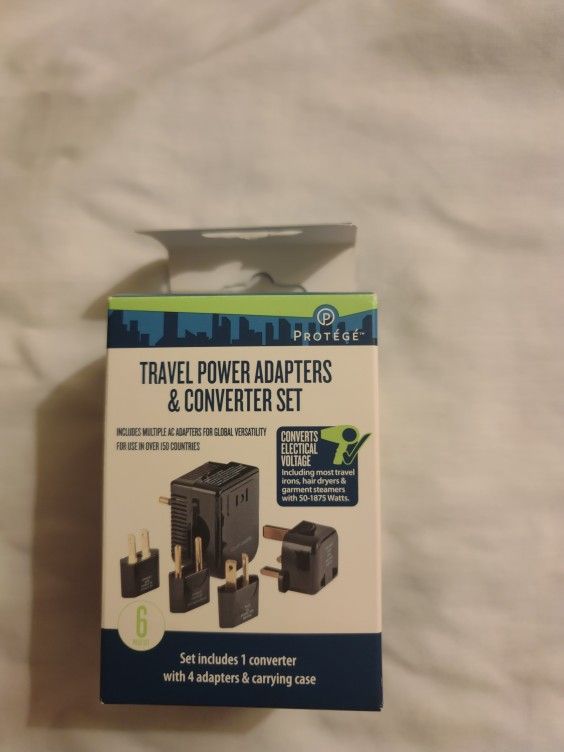 Travel Power Adapters And Converter Set