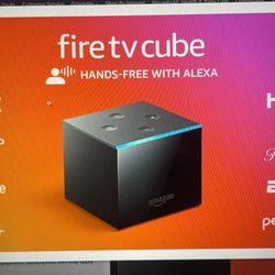 Amazon Fire TV Cube Hands Free 4K Streaming w/ Alexa