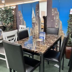 ⚡️Flash Deal⚡️Brand New Dining Table With Four Chairs $299, Delivery Available 