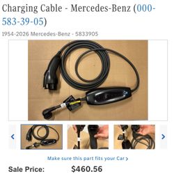 Mercedes Benz Electric Charger 