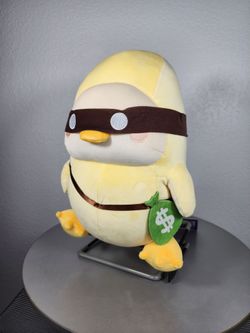 14" Honeymaru Bandit Robber Banana Duck Plush