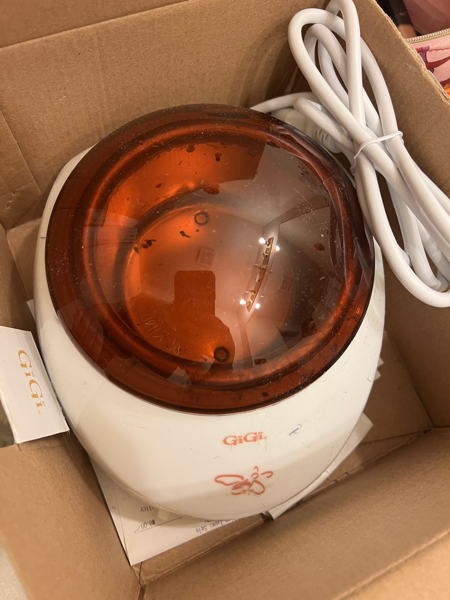 wax warmer with Sticks and Lavender hard Wax