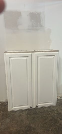 White cabinet