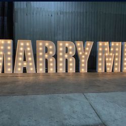 MARRY ME SIGN