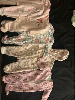 Various warm onesies
