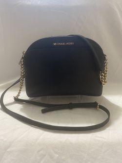 Michael Kors Crossbody Bag W/ Gold Chains