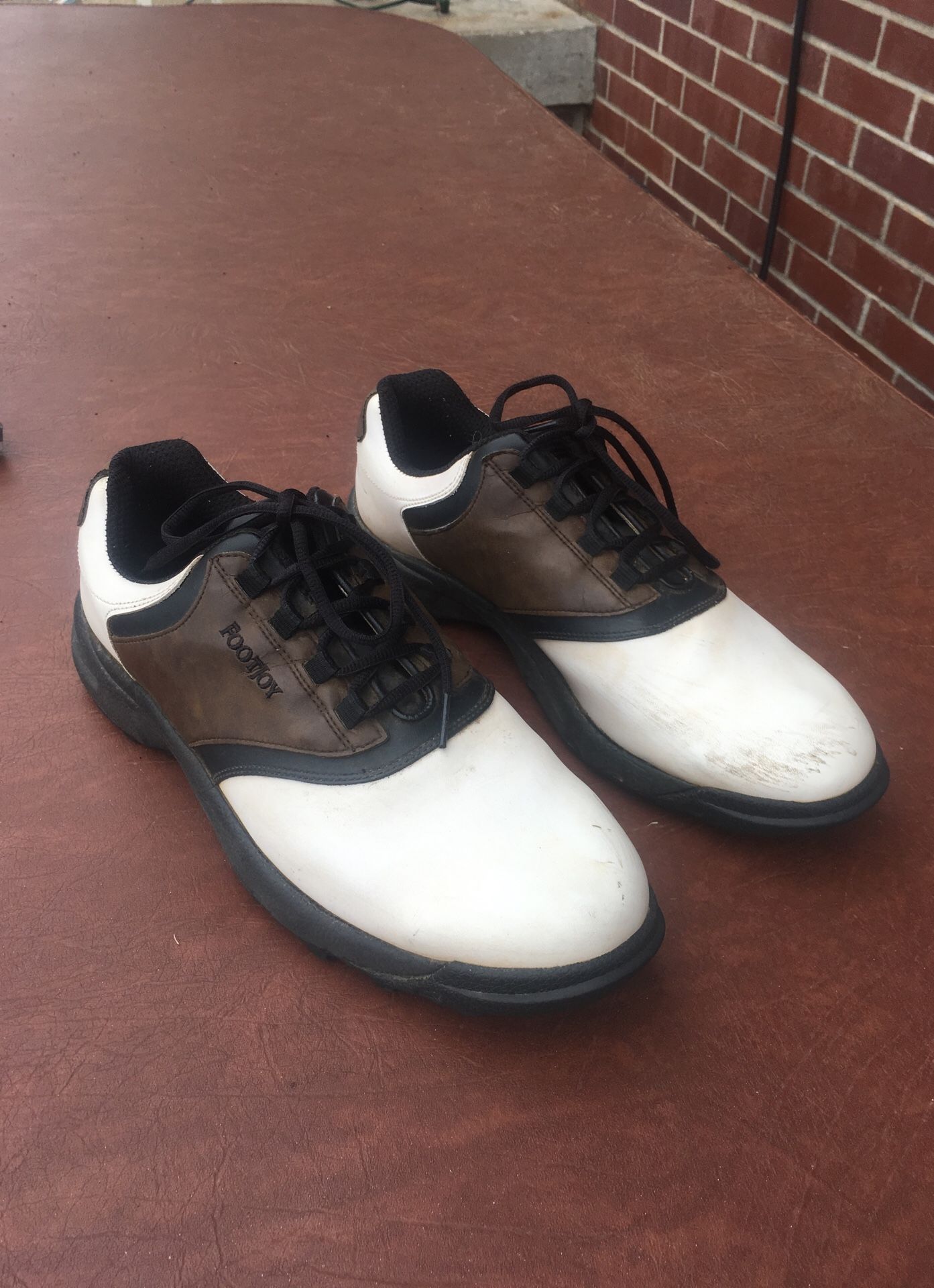 Men footjoy green joys golf shoes size 12 M