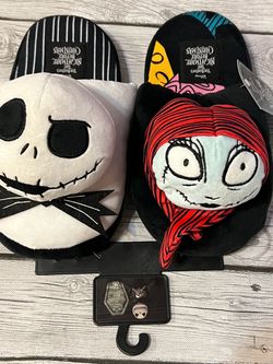 Brand new The Nightmare Before Christmas plush slippers size S/M