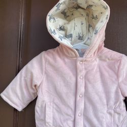 Baby Pink Jacket 0-3 Months .