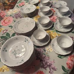 Beautiful Vintage Bavaria Green Leaves Germany Collection 