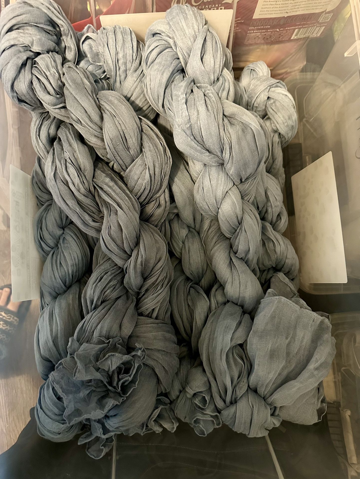 Dusty Blue Table Runners