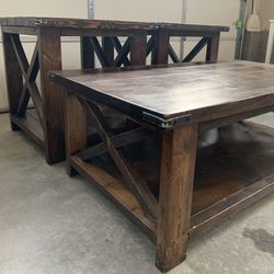 Coffee And End Tables Set