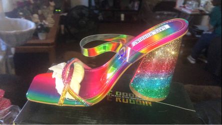 New rainbow heel Size 9 , regular $100
