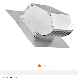 Lambro 109R 4" roof vent with screen and baffle