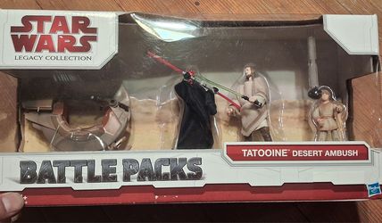 Star Wars Legacy Collection Tatooine Desert Ambush Battle Pack Sith Anakin speeder