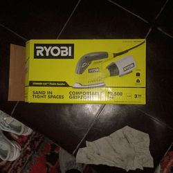 Ryobi corner Cat Finish Sander/With Case