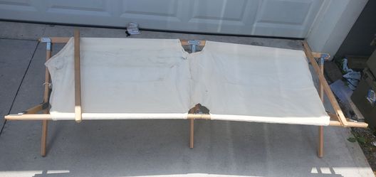 1 BYER OF MAINE Maine Heritage Cot folding bed, camping