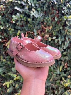 Pink Glitter Mary Jane Shoes size 7c