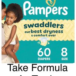 Pampers Swaddlers Size 8 Diapers Pañales 