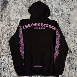 Chrome Hearts Black & Pink Hoodie mattyboy collab