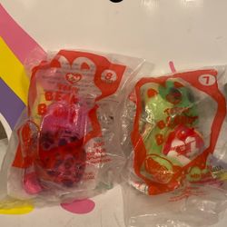 McDonald’s happy meals Boo’s  Tiny Beannie Babies (2) 