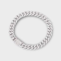 Iced-Out Diamond Cuban Bracelet