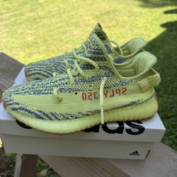 Frozen Yellow Yeezy Boost Adidas Size 9 
