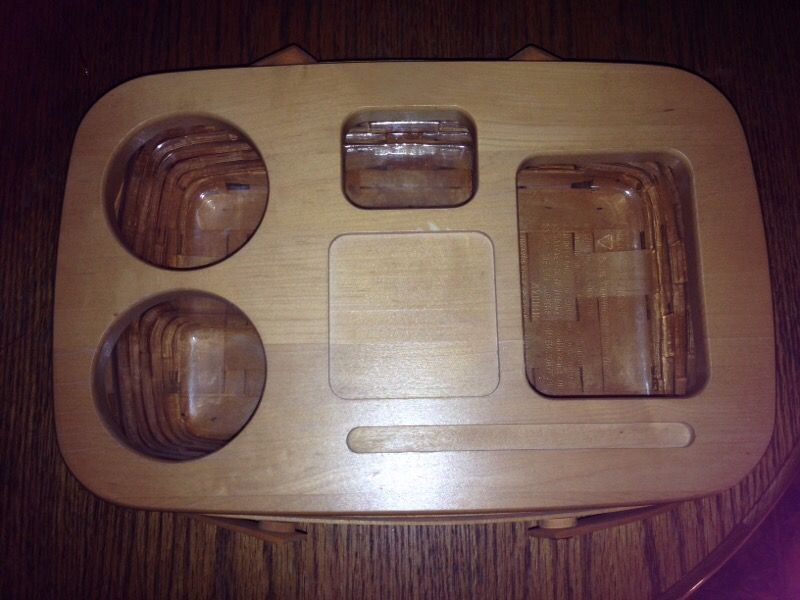 Longaberger basket (car organizer)