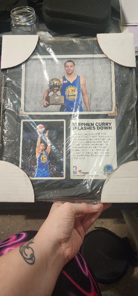 Steph Curry Collectible Plaque from 2015