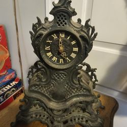 Vintage Black Forest Mantle Clock