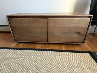 West Elm Anton Solid Wood Entryway Bench – Solid Mango Wood – Excellent Condition
