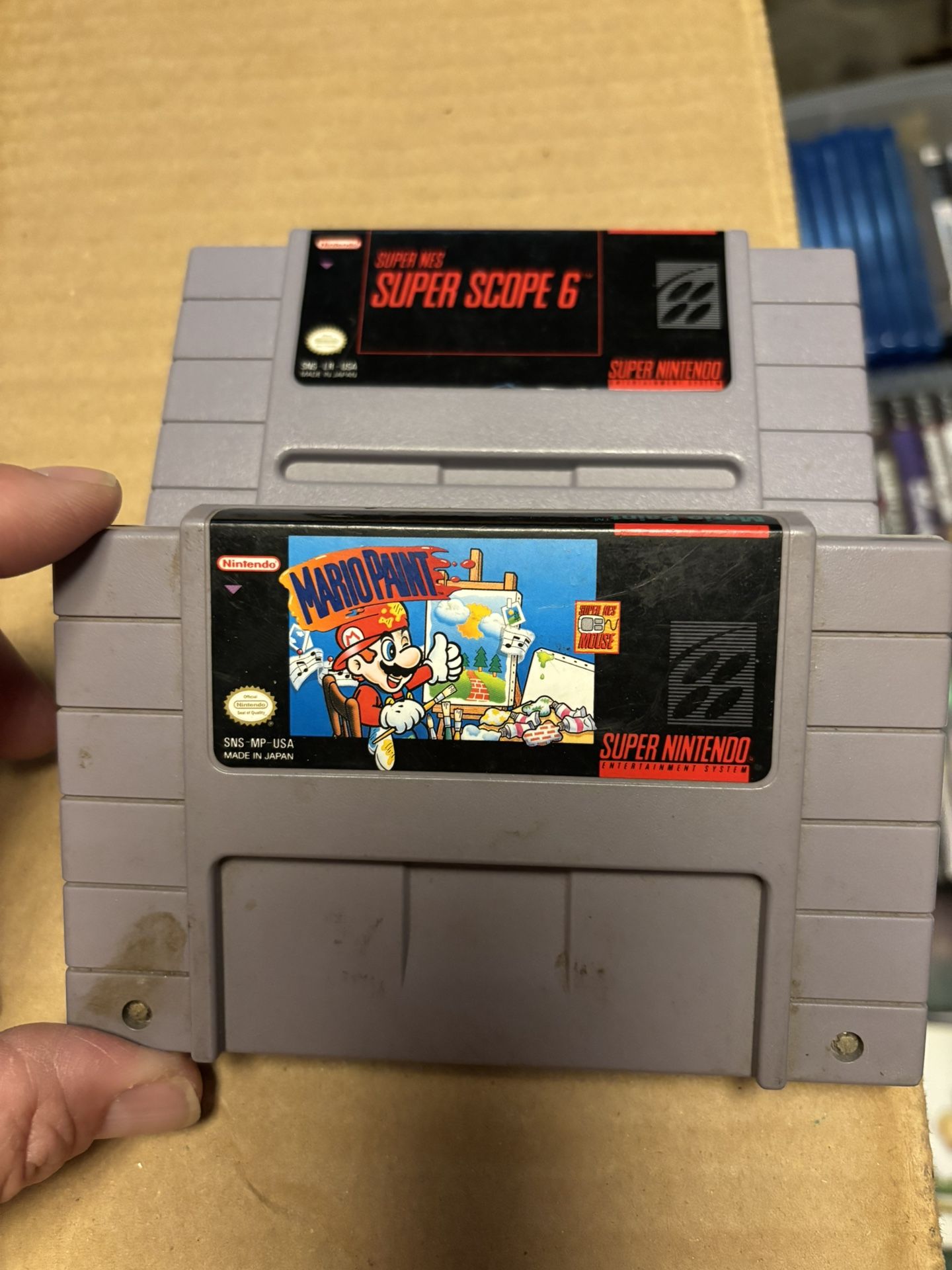 Mario Paint & Super Scope 6 For Super Nintendo (SNES)